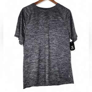 Xersion Short Sleeve Training Tee In Black Heather Size L New With Tags
